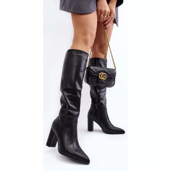 Dámské kozačky BOTO 1025/3872 BLACK 