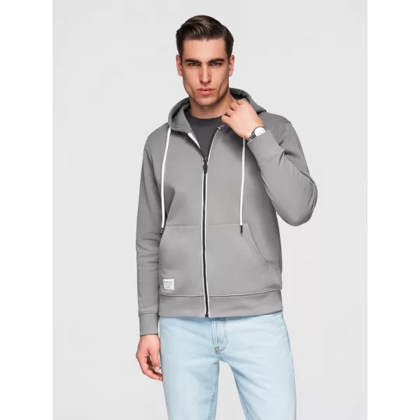  Pánská mikina OMBRE OM-SSBZ-0272 GREY 
