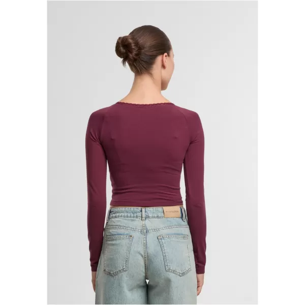  Dámské tričko URBAN CLASSICS TB7729-01151 CHERRY 