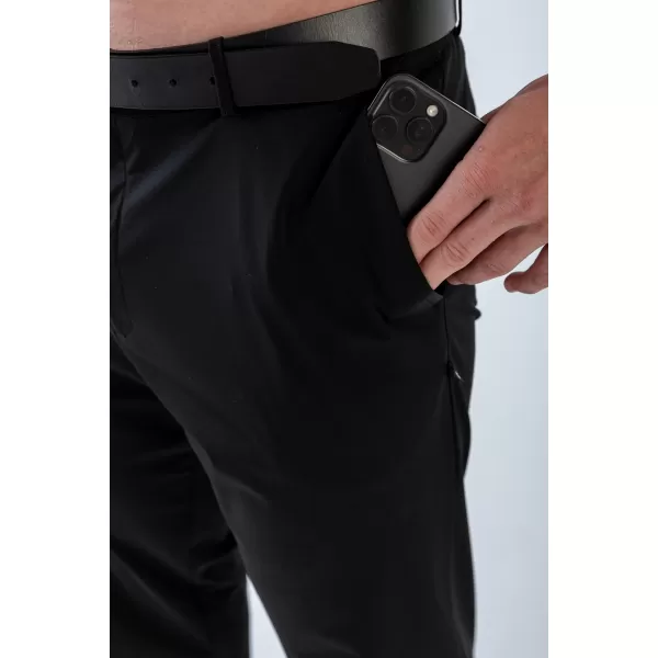  Pánské kalhoty NEBBIA MIKE TAPERED FIT 155 BLACK 