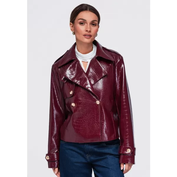  Dámská bunda OMBRE OW-JAFL-0144 BURGUNDY 