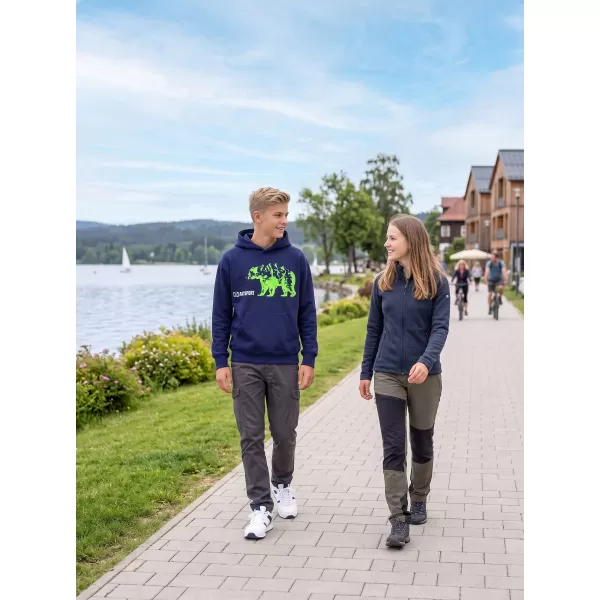  Dětská mikina ALTISPORT ALK193423 PŮLNOČNÍ MODRÁ 