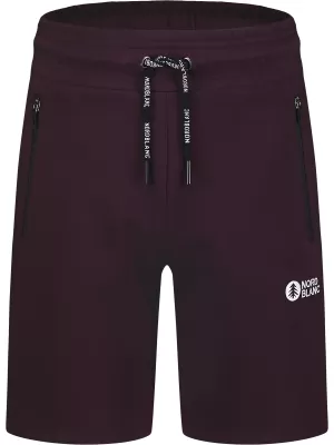 Pánské bavlněné kraťasy NORDBLANC RELAXEDFIT NBSPM8254 FIALOVÁ