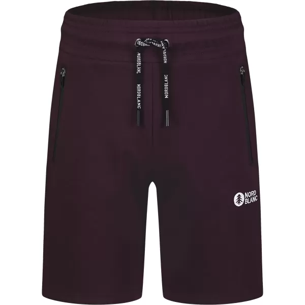  Pánské bavlněné kraťasy NORDBLANC RELAXEDFIT NBSPM8254 FIALOVÁ 
