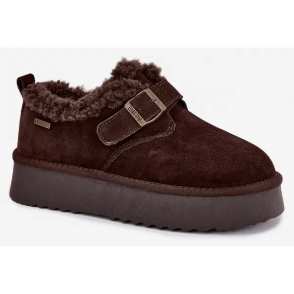  Dámské sněhule BIG STAR SHOES UU274319 BROWN/BEIGE 