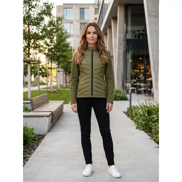  Dámská hybridní bunda MALFINI PREMIUM CROSS 556 AVOCADO GREEN 