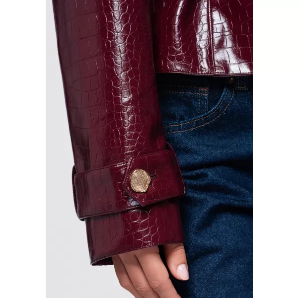  Dámská bunda OMBRE OW-JAFL-0144 BURGUNDY 