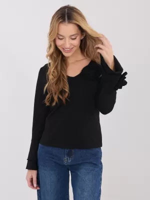 Dámská halenka ITALY MODA IT-BZ-22139.55 BLACK