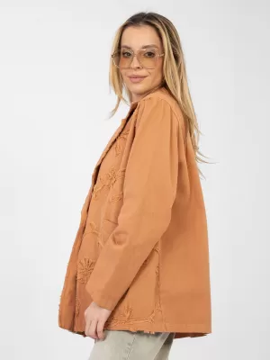 Dámská bunda RUE PARIS IT-MA-FL9992.97 DARK ORANGE