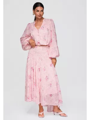 Dámská košile OMBRE OW-SH-E0058 PINK