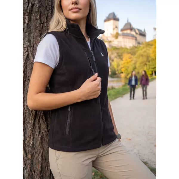  Dámská fleece vesta ALTISPORT ALW002525 ČERNÁ 