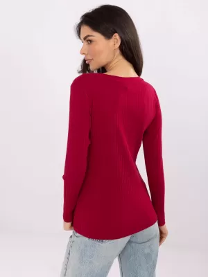 Dámská halenka RUE PARIS RV-BZ-A1055.29P BURGUNDY