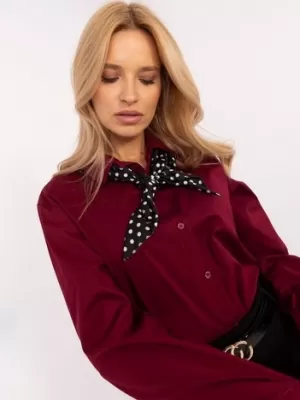 Dámská košile ITALY MODA DHJ-KS-20172.36P BURGUNDY