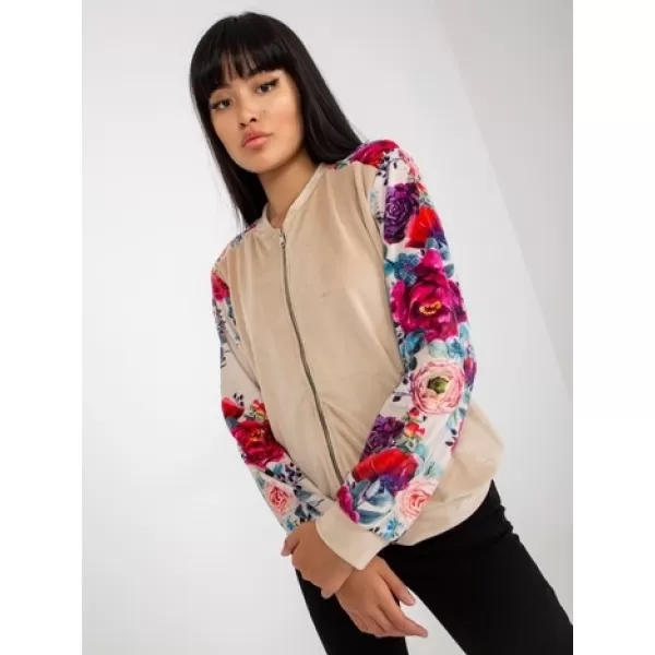  Dámská mikina RUE PARIS RV-BL-8235.38 BEIGE 