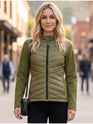 Dámská hybridní bunda MALFINI PREMIUM CROSS 556 AVOCADO GREEN