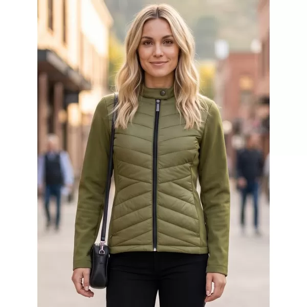  Dámská hybridní bunda MALFINI PREMIUM CROSS 556 AVOCADO GREEN 
