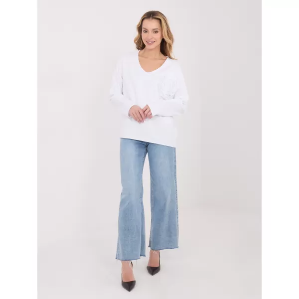  Dámská halenka FACTORY PRICE IT-BZ-6694.69 WHITE 