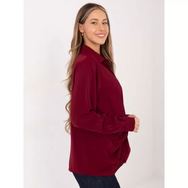  Dámská košile FACTORY PRICE IT-KS-29053.69 BURGUNDY 