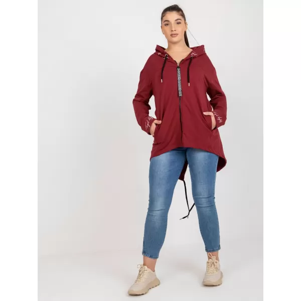  Dámská mikina RELEVANCE RV-BL-8266.34P BURGUNDY 