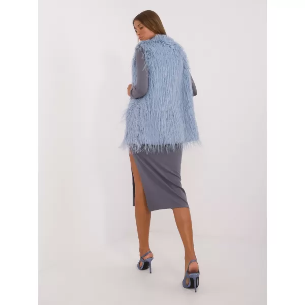  Dámská vesta WOOL FASHION ITALIA AT-KZ-2349-1.31P GRAY-BLUE 