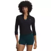 Dámské triko UNDER ARMOUR MOTION 1/2 ZIP 6013775-008 ČERNÁ