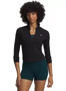 Dámské triko UNDER ARMOUR MOTION 1/2 ZIP 6013775-008 ČERNÁ