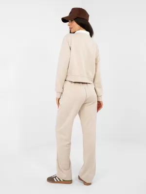 Dámská tepláková souprava ITALY MODA IT-KMPL-22212.85 LIGHT BEIGE
