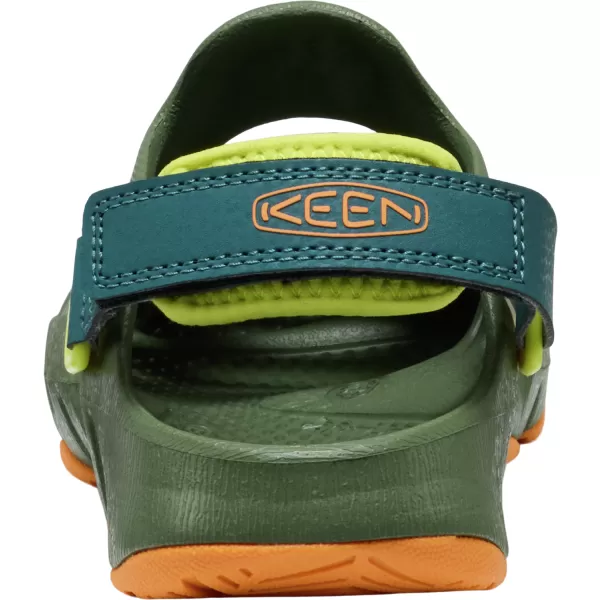  Juniorské sandály KEEN HYPERFLT BRONZE GREEN/ORANGE PEEL 
