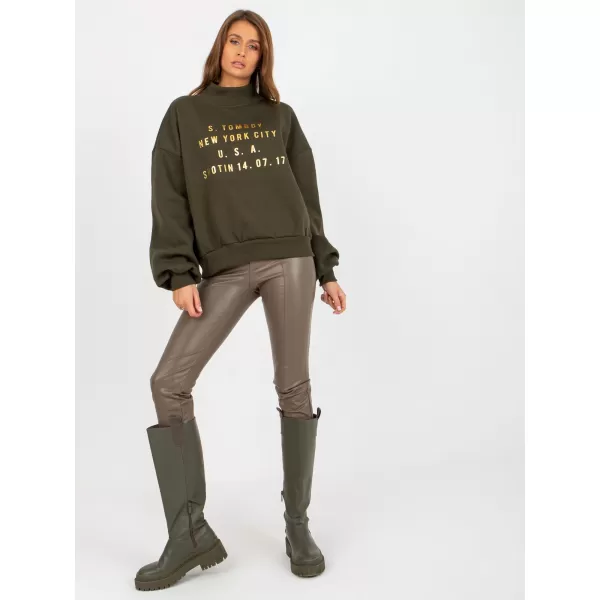  Dámská mikina EX MODA EM-BL-643.39X KHAKI 