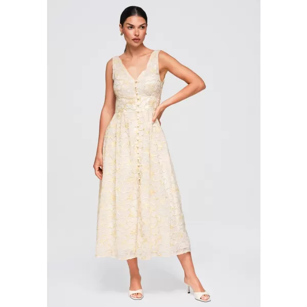  Dámské šaty OMBRE OW-DLR-E0015 BEIGE 