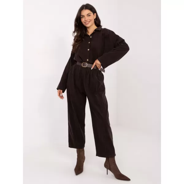  Dámská košile ITALY MODA IT-KS-22390.81 DARK BROWN 