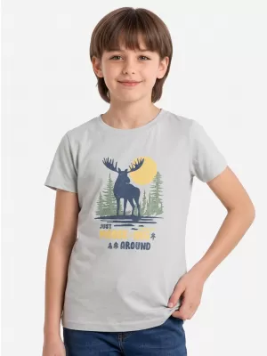Dětské triko ALPINE PRO ECOMO 4 SPROUT GREEN VARIANTA PB