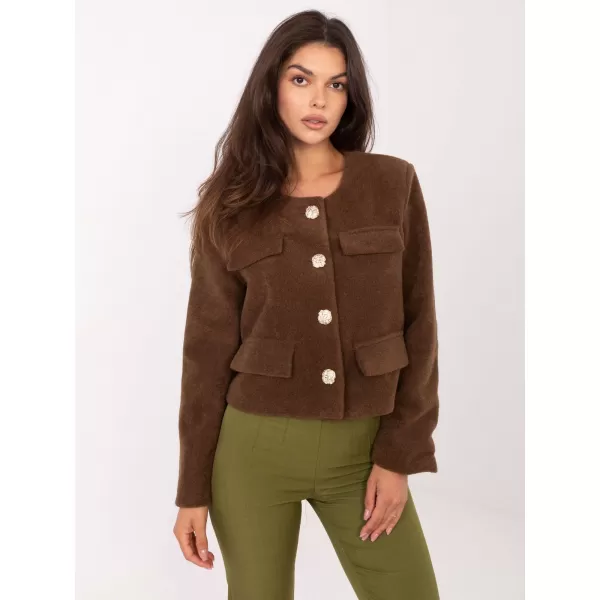  Dámská bunda RUE PARIS IT-KR-FL9586.64 BROWN 