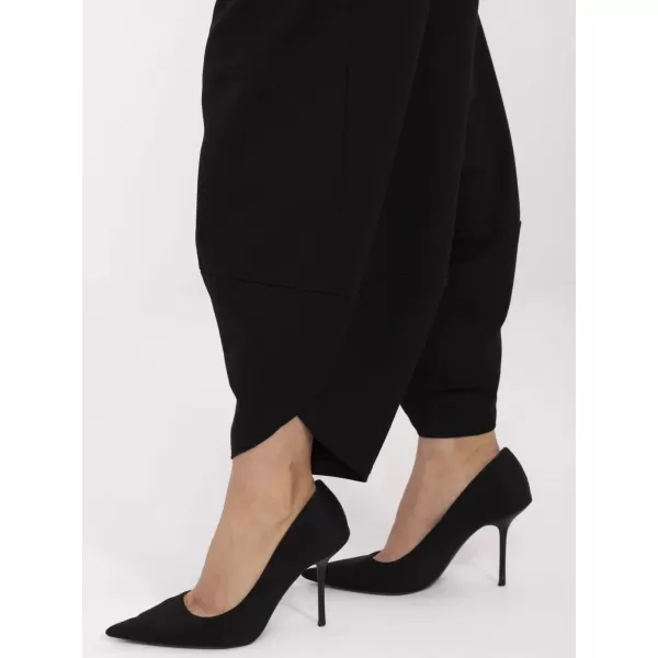  Dámské kalhoty RUE PARIS RV-DR-9719-1.22 BLACK 