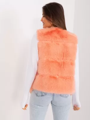 Dámská vesta WOOL FASHION ITALIA AT-KZ-2349.00P PEACH