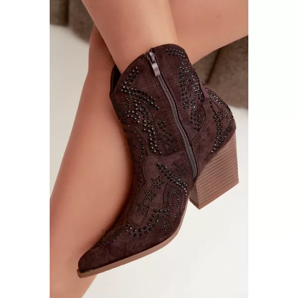  Dámské boty BOTO 9676A BROWN 