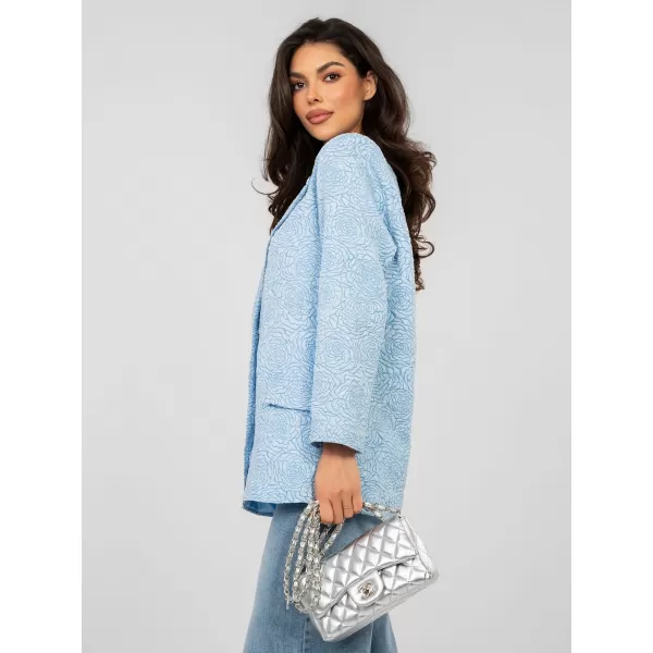  Dámská bunda RUE PARIS IT-MA-21839.10 LIGHT BLUE 