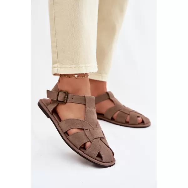  Dámské sandály BIG STAR SHOES TT274250 BEIGE 