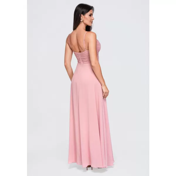  Dámské šaty LARICA LA-OM-DLR416 PINK 