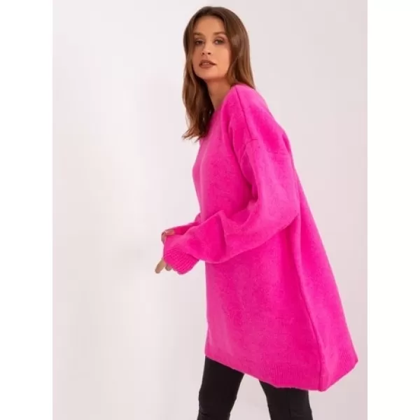  Dámské šaty RUE PARIS LC-SK-0568.70P FLUO PINK 