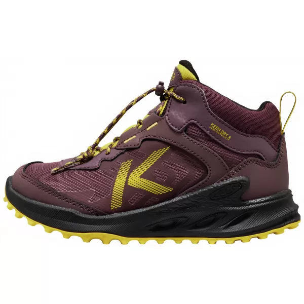  Dětské boty KEEN ZIONIC MID WP YOUTH HUCKLEBERRY/MANGO MINT 