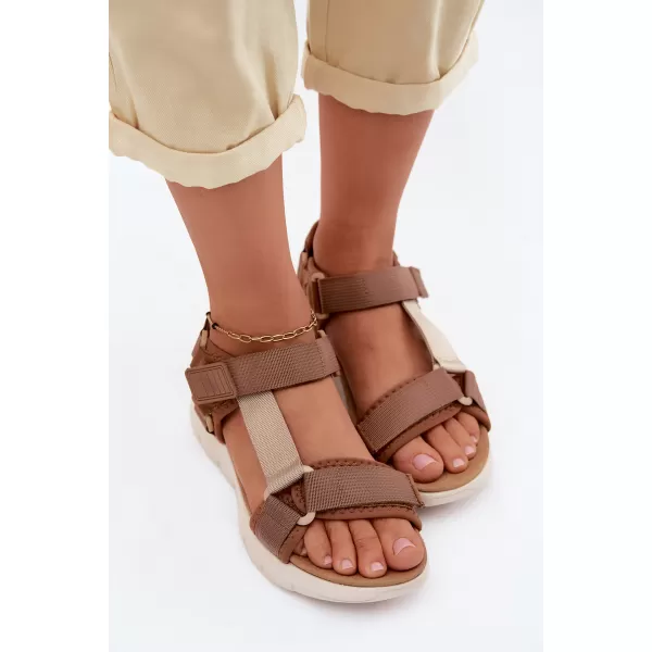  Dámské sandály ARTIKER 58C1231 BROWN/BEIGE 