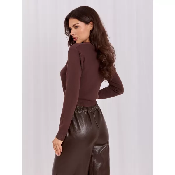  Dámský svetr ITALY MODA IR-SW-JK8687.07P BROWN 
