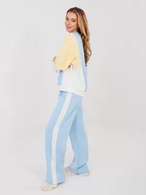 Dámská tepláková souprava RUE PARIS IT-KMPL-22210.95 LIGHT BLUE
