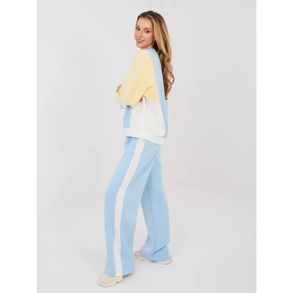  Dámská tepláková souprava RUE PARIS IT-KMPL-22210.95 LIGHT BLUE 