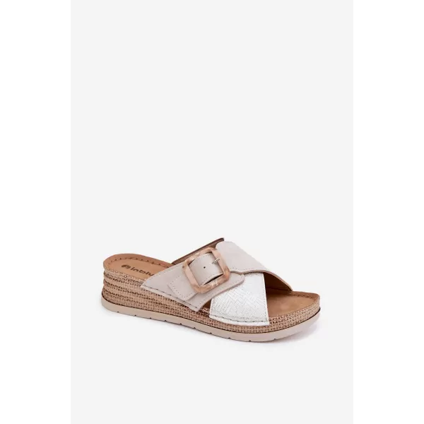  Dámské pantofle INBLU RV000016 BEIGE 