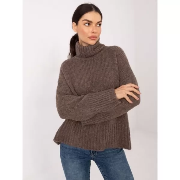  Dámský svetr FACTORY PRICE CH-SW-72989.68 DARK BEIGE 
