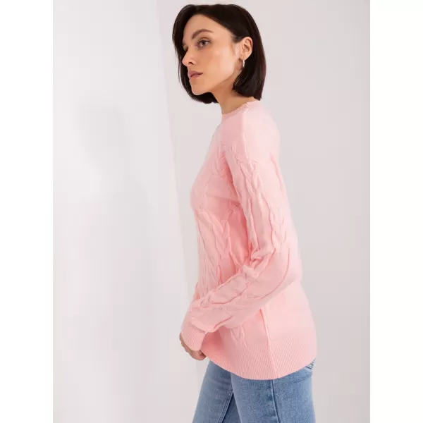  Dámský svetr WOOL FASHION ITALIA AT-SW-2340.22 BRIGHT PINK 