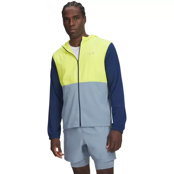  Pánská bunda UNDER ARMOUR UA VELOCITI HOODED JACKET 6015111-997 MODRÁ 
