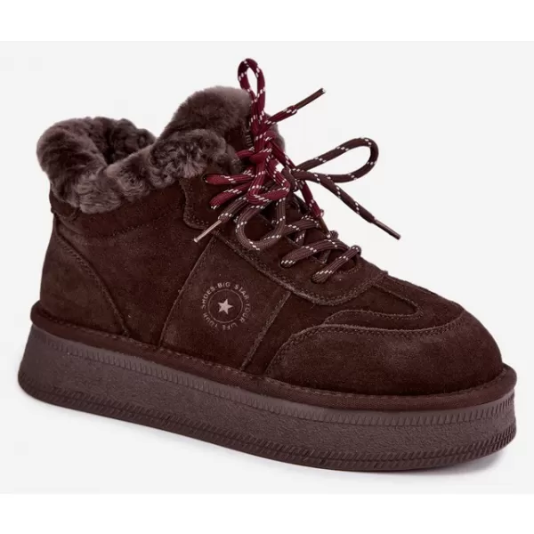  Dámské sněhule BIG STAR SHOES UU274312 CHOCOLATE 